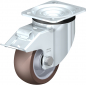 Preview: Swivel castors with “stop-fix” brake Ball-bearing K