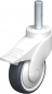 Preview: Swivel castors with “stop-fix” brake Ball-bearing KF