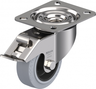 Roulettes avec blocage "stop-fix"