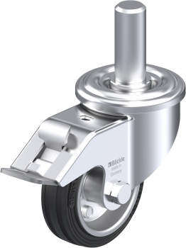 Roulettes avec blocage "stop-fix" Roulement à rouleaux R