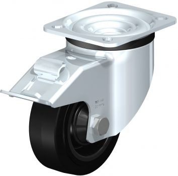 Lenkrollen mit Feststeller „stop-fix“ mit Kugellager KA