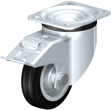 Roulettes avec blocage "stop-fix" Roulement à rouleaux R