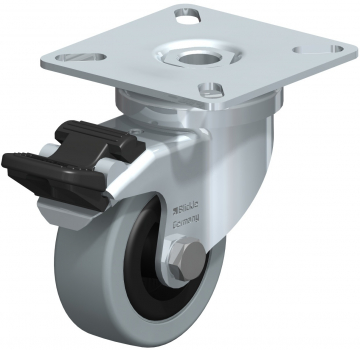 Lenkrollen mit Feststeller „stop-fix“ mit Gleitlager G