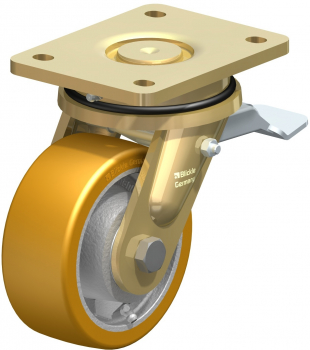 Roulettes avec blocage "stop-fix" roulement à billes K