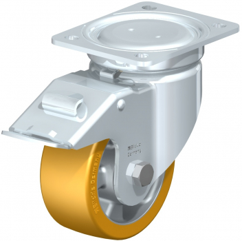 Swivel castors with “stop-fix” brake Ball-bearing KF