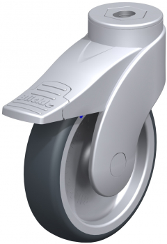 Lenkrollen mit Feststeller „stop-fix“ mit Gleitlager G