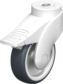 Roulettes avec blocage "stop-fix" moyeu lisse G