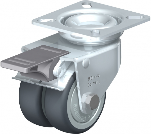 Lenkrollen mit Feststeller „stop-fix“ Kugellager KF