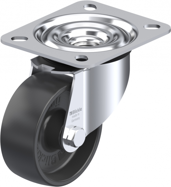 Swivel castors