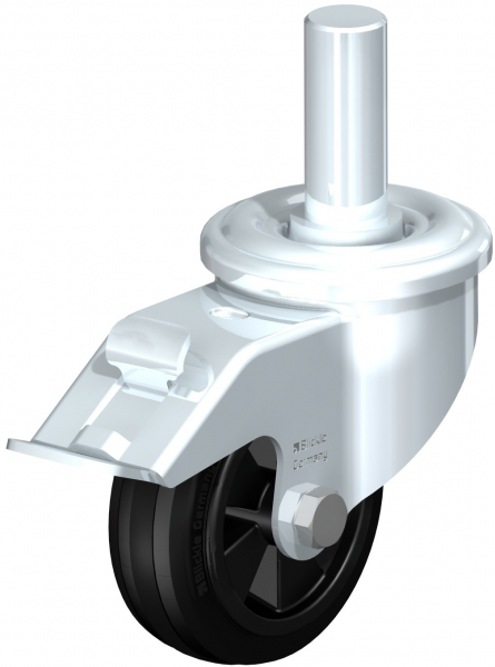 Fixed castors Plain-bore G