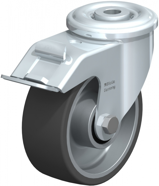 Roulettes avec blocage "stop-fix"